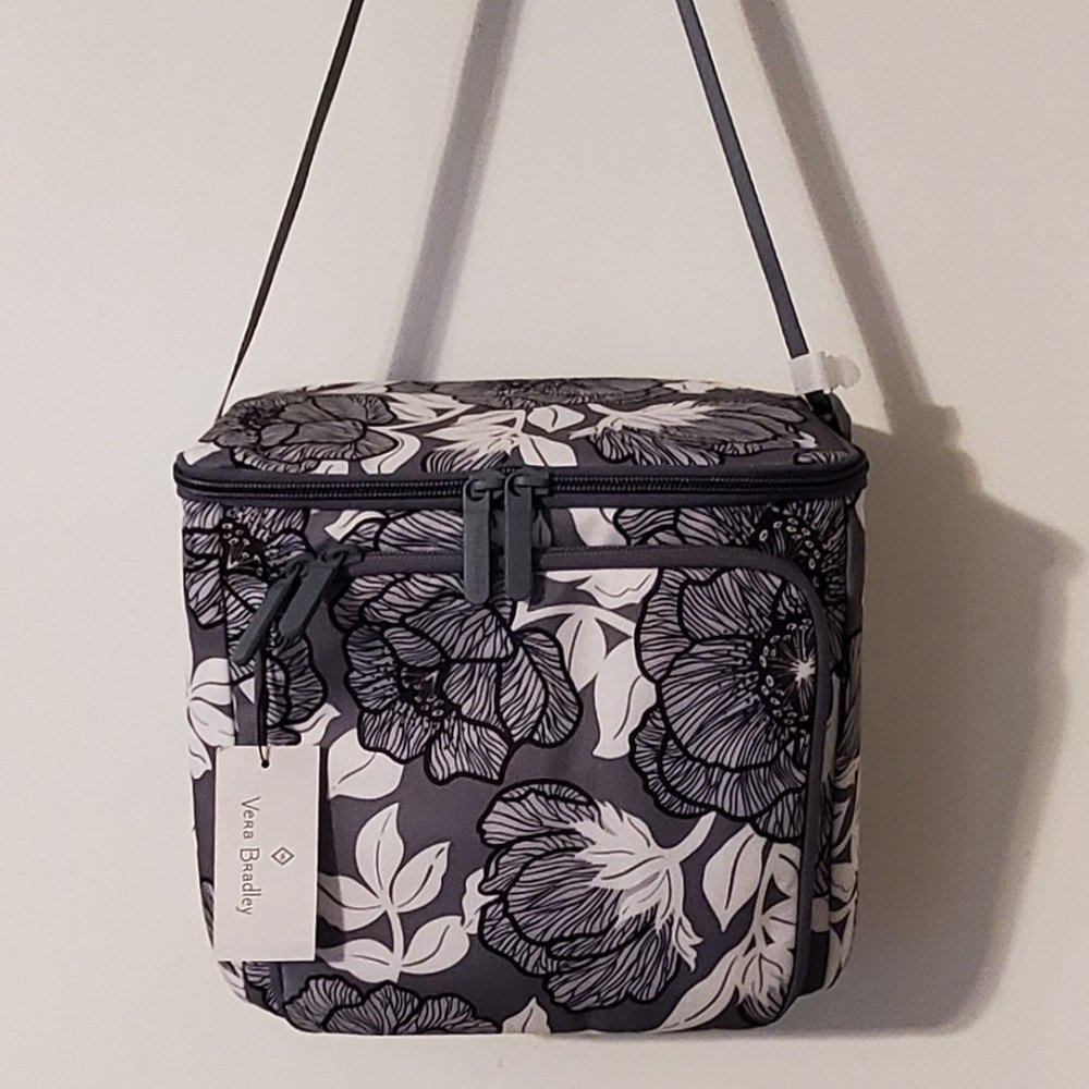 Vera Bradley Moon Shadow Meadow Lighten Up Deluxe Travel Cooler